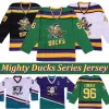 Mighty Ducks Movie Gordon Bombay 96 Charlie Conway 99 Adam Banks Greg Goldberg 44 Fulton Reed Hockey Jersey