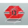 Benutzerdefinierte SONSEE 13 RED ONYX BACDAFUCUP SONNY SEEZA HOCKEY JERSEY NEU oben genäht S-M-L-XL-XXL-3XL-4XL-5XL-6XL