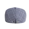 Berets Spring Fashion Plaid Berets Hat Color Sboy Caps Gatsby hoeden rijden Cabbie cap zomer y blinder voor mannen vrouwen 231208