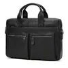 Porte-documents sbirds mode mallette en cuir noir pour hommes mâle véritable hommes pochette d'ordinateur sacs à main travail Style coréen 231208