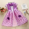 Robes de filles enfants princesse fantaisie Costume Raiponce Anna robe enfants noël Cosplay Belle Aurora Sofia fête d'anniversaire vêtements 231208