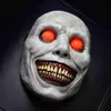 Świecająca maska ​​LED przerażająca maska ​​na Halloween uśmiechnięta demony Zła Cosplay Props Horror Holiday Party 2021 Dift Masque G2204123283