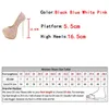 Dress Shoes Size 44 45 Women Pumps Extrem Sexy High Heels Platform Fashion Bling Sequined Cloth Round Toe Ladies Wedding Shoes Bride 231208