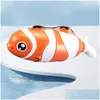 Bath Toys Cute Marine Baby Electric Swimming Octupus Infan Tub Water Summer Toodler Beach 221118 Drop Delivery Kids Maternity Shower DHXQC