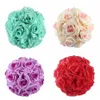 Boule de fleurs artificielles en soie, 6 pouces, boule de baiser, Pomander, ornement pour mariage, jardin, marché, décoration, 10 pièces, nouveauté