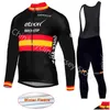 Cykeltröja sätter snabbt steg 2021 Pro Team Winter Long Sleeve Thermal Fleece Bike Clothing Maillot Ropa Ciclismo A081 Drop Delivery DH6AZ