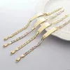 Cavigliere e braccialetti con ciondolo zodiacale Cicret a catena in lega di rame placcato oro da uomo all'ingrosso 18k personalizzato 231208