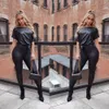 Dames Jumpsuits Rompertjes Oein Slash Neck Rompertjes Dames Jumpsuit Sexy Mode Lange mouwen Feest Uitgaan Jumpsuits 231208