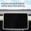 Ny Model3 Silikon Skyddstrimtäcke för Tesla Model 3 Y 2023 Tillbehör Central kontroll Navigationsskärmskyddsram