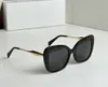 Óculos de sol olho de gato 03y ouro preto cinza gradiente mulheres designer tons sunnies gafas de sol uv400 óculos com caixa