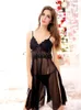 Sexy Gauze Perspective Lingerie Nightgown Underwear Sleepwear Sex Exotic Erotic Women Lace Night Dress