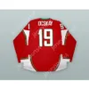 Gabor Ocskay 19 Hungria Seleção nacional Red Hockey Jersey New Top Stitched S-M-L-Xl-Xxl-3xl-4xl-5xl-6xl