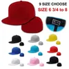 Ball Caps Full Closure Fitted Cap Hat New Skateboard Big Head Trucker Mens Bill Hip Hop Plain Baseball Snapback Blank Flat Visor B250Y