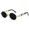 Okulary przeciwsłoneczne w stylu mody metalowe steampunk mężczyzn retro vintage gotycka parowa punkowa okulary przeciwsłoneczne dla kobiet lato 2022Sunglassessessess232s