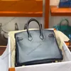 Duża pojemność torby marki designerskie torby oryginalna skórzana torebka top_store01 niebieski biały szybki w pełni ręcznie robione damskie torby designerskie torebki torebki cowskin
