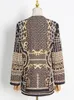 Womens Suits Blazers CINVIK est Luxurious Metallic Beaded Long Blazer Stylish Designer Jacket Womens Vneck Blazer Long Sleeve Suit Blazers 231208