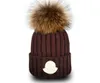 Nowy projektant mody Wysokiej jakości Brimless Nuinal Hat dla mężczyzn i kobiet w zimowym wełnianym kapeluszu klasyczny haftowany liter