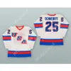 Benutzerdefinierte BUZZ SCHNEIDER 25 USA NATIONALMANNSCHAFT WEISSES HOCKEY-TRIKOT NEU Top genäht S-M-L-XL-XXL-3XL-4XL-5XL-6XL