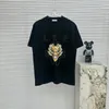 2024 neue Mode Neue Herren T-Shirts Kurzarm Schlanke Männer T-Shirt Junger Mann Bunte Brief Drucken Tops Tees Hemd Oansatz Für Männliche Jungen T-shirt S-5XL