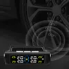 Neue Solar Power TPMS Auto Reifendruck Alarm Monitor System Auto Sicherheit Alarm Systeme Reifendruck Temperatur Warnung