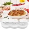 Partybevorzugung 2021 Manueller Fleischbällchenhersteller Kibbeh Express Plus Rolls Hackbratenform Hackfleischprozessor Kuchen Desserts Home Kitchen Tools251y