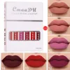 Lipstick 6 ColorsSet Mode Matte Lipgloss Sets Natuurlijk Hydrateren Waterdicht Blijvend Fluweel Sexy Rode Vloeibare Lipstick Schoonheid Cosmetisch 231208