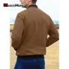 Chaquetas para hombre MAGCOMSEN Bomber Jacket Ligera Cremallera completa Luz Impermeable Cortavientos Casual Elegante Golf Abrigos deportivos al aire libre 231208