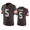 Cleveland''Browns''Men 6 Baker Mayfield 13 Odell Beckham Jr. 80 Jarvis Landry 95 Garrett Custom Women Youth Limited Jersey