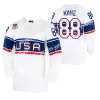 Camisas de Hóquei 2022 Beijing Winter Ice EUA Camisas de Hóquei Johnny Gaudreau Patrick Kane Max Pacioretty Dylan Larkin Jack Eichel Auston Matthe