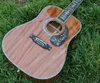 41 Inch Ebony Fingerboard Abalone Binding Tree Life Koa Wood Acoustic Guitar