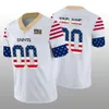 New Orleans''Saints''Men 9 Drew Brees 41 Alvin Kamara 13 Michael Thomas Aangepaste Dames Jeugd Witte Onafhankelijkheidsdag Jersey