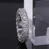 Best Selling Classics Design Moissanite Eternity Ring Silver Jewelry Jewellery