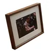 Frames Amerikaanse pen-en-gat-waspositie om een Po-frameset te maken 6 inch 7 foto elke maat walnoot