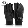 Five Fingers Gloves Winter Men Gloves Genuine Leather Touch Screen Warm Casual Gloves Mittens for Men Outdoor Sport Full Finger Solid Glove ST030 231208