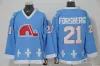 Quebec''northerners''mens Vintage 19 Joe Sakic Hockey Jerseys Baby 26 Stastny 13 Mats Sundin 21 Peter Forsberg 10 Guy Lafleur Jersey