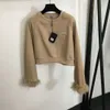 Ropa de diseñador de lujo para mujer, camisa de moda de otoño, calidad para mujer, jersey con cuello redondo, cintura alta y falda larga con vuelo, diciembre de 2008 Nuevo