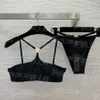 Sexy Vrouwen Bikini Set Luxe Designer Split Badpak Zomer Strand Vakantie Charmante Badpakken Zwarte Badpakken