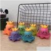 Bath Toys 1Pcs Kids Ocean Life Octopus Stacking Cups Toy Children Play Educational Cute Cartoon Room Beach 221118 Drop Delivery Baby M Dhsvr