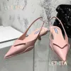 Women Sandals Womens Heeled Shoes Woman Shoe Gladiator Leather Sandal Fine Heel Highs Fashion Sexy Letter Cloth Large Size 34-42 1212