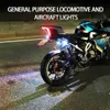 Nouveau 1pc universel LED Anti-collision voyant d'avertissement 7 couleurs clignotant moto vélos Drone avec stroboscope voiture feux d'avertissement