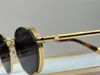 Neue Modedesign-Männersonnenbrille BOULEVARD runder K-Goldrahmen, beliebte und großzügige High-End-UV400-Schutzbrille für den Außenbereich
