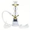 1pc, tuyau d'eau en verre arabe Double Tube ensemble de tuyau d'eau Shisha cadeau, bâton de verre fumer tuyau d'eau, accessoires pour fumer