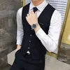 Men's Vests Great Men Vest Business Anti-Wrinkle Wear-resistant Formal Autumn Waistcoat