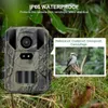 Jaktkameror utomhus infraröd låg glödarte kamera 4k 48mp mini trail game night vision waterproect wild po trap cam 231208