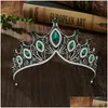 Hårklämmor Barrettes Barock Luxury Atmosphere Alloy Crown Party Princess Dress Accessories Drop Leverans smycken Hairjewelry DHZ30