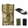 Taktisk ryggsäck Molle Bag Phone Belt Pouch 600D Nylon Telefonfodral utomhus kamouflagevandringsjakt Camping Travel midja Bag251h