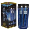 Doctor Dr Who Tardis kaffekopp rostfritt stål interiör termos mugg termomug termocup 450 ml kvalitet 201109271n