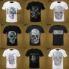 Plain Phillip PP Designer Designer Skull designer Pleins Mens Men Phillip T-shirt Philipps Plain Diamond T Shirts Short Sleeve Brand Spring and Summe 203