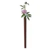 Vasen Nordic handgefertigte Massivholz-Wandvase Hydrokultur-Blumen-Blumentopf Bonsai-Glasflasche Home Bar Restaurant Dekor Eingang Ornament 231208