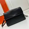 Bolsa de ombro clássica feminina com aba de grande capacidade, hardware prateado, portátil, crossbody, bolsa de designer, tendência, bolsa de moedas, compras ao ar livre, pochette, mala, porta-cartões